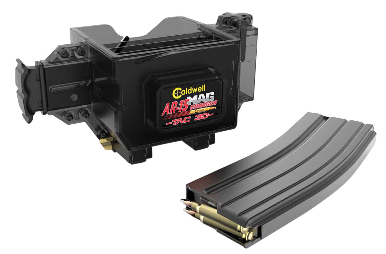 Buy Caldwell TAC 30 AR-Platform Speedloader, 20-30 Round Capacity, .223 Rem/5.56/204 Ruger Calibers, Black Plastic online