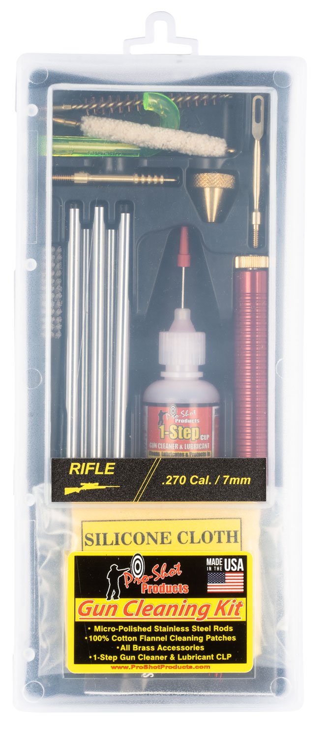 Buy PRO-SHOT PRODUCTS 270 Cal/7mm Classic Rifle Box Cleaning Kit (R270/7KIT) online