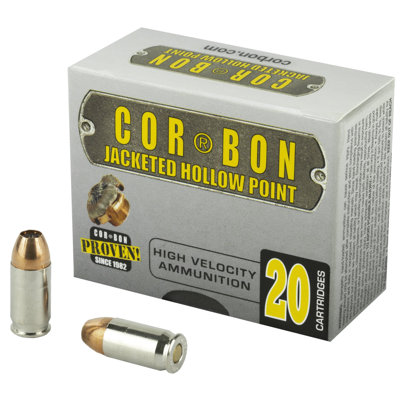 Buy Cor-Bon SD3809020 .380 ACP 90gr JHP 1050fps 20rd Box online