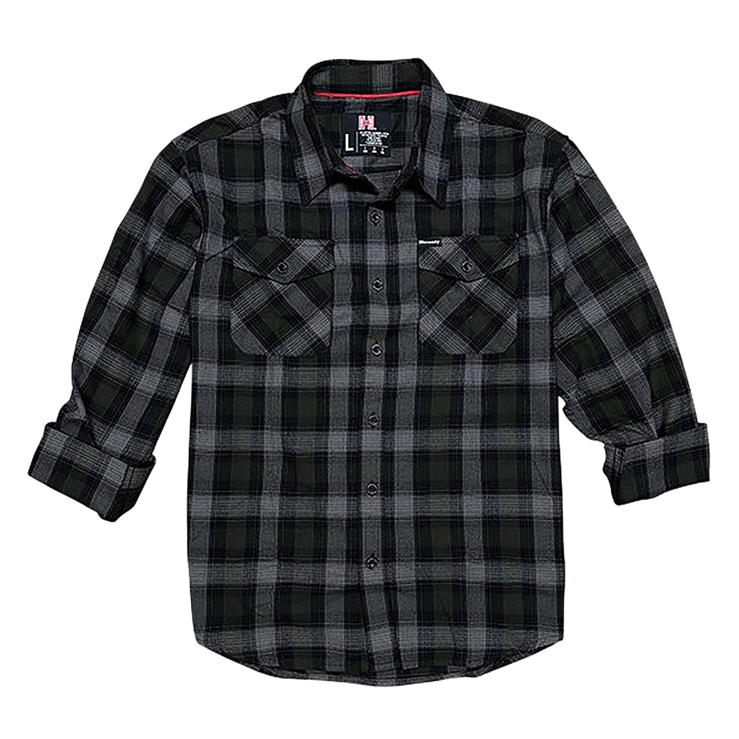 Buy Hornady 32216 Flannel Shirt 3XL Olive/Black/Gray Cotton/Polyester online