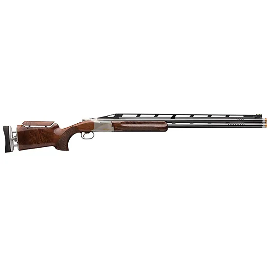 Browning Citori 725 Trap Max 12 Gauge 32" 2rd 2.75" Silver Nitride Rec Gloss Oil Black Walnut Monte Carlo Adjustable Comb Stock Right Hand