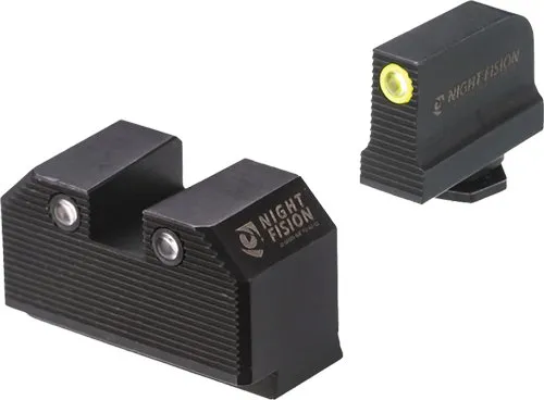 Night Fision GLK001330353YGZG Tritium Sights G17/19/45 RMR Yellow