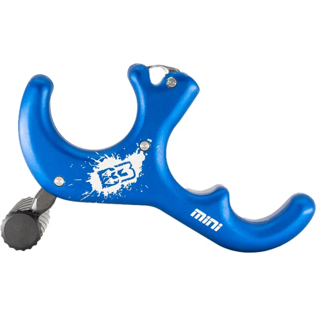 Buy EXIT MNBL B3 Exit Mini Release, Blue, 3-Finger, 440C Steel Hook, Aluminum Handle online