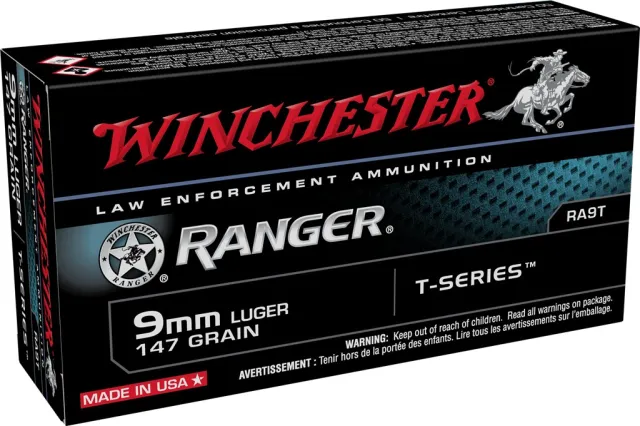 Winchester Ranger 9mm 147gr Sxt 50rd/500rd Cs