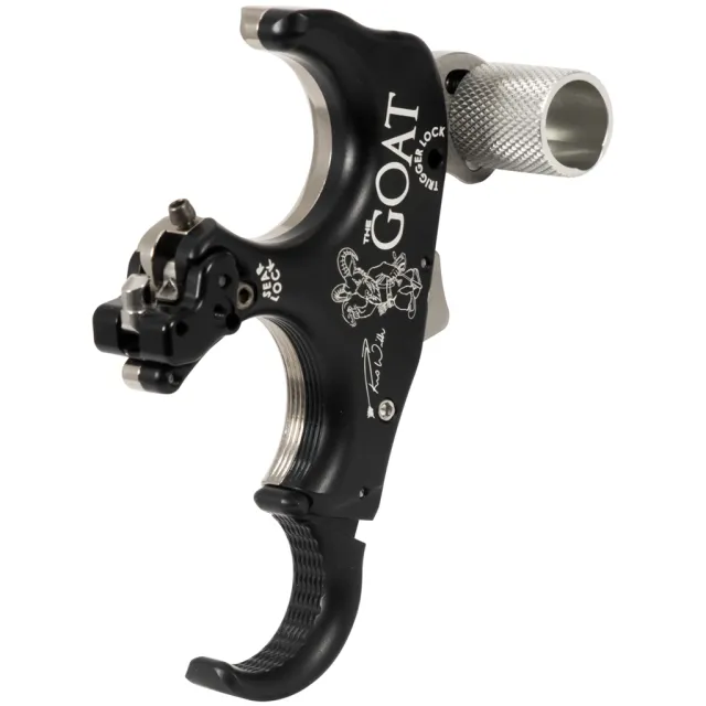 Buy Tru Ball TGOT-BKQS-M Goat Release 3 Finger Black Medium, Dual Activation online
