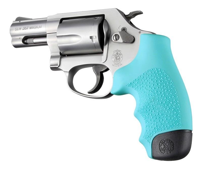 Buy Hogue 60004 Rubber Monogrip Aqua for S&W J-Frame Round Butt 8.10 In online