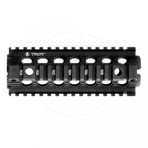 Buy Troy Industries SRAIMRFD7BT00 7 In Drop-In Rail Black Anodized online