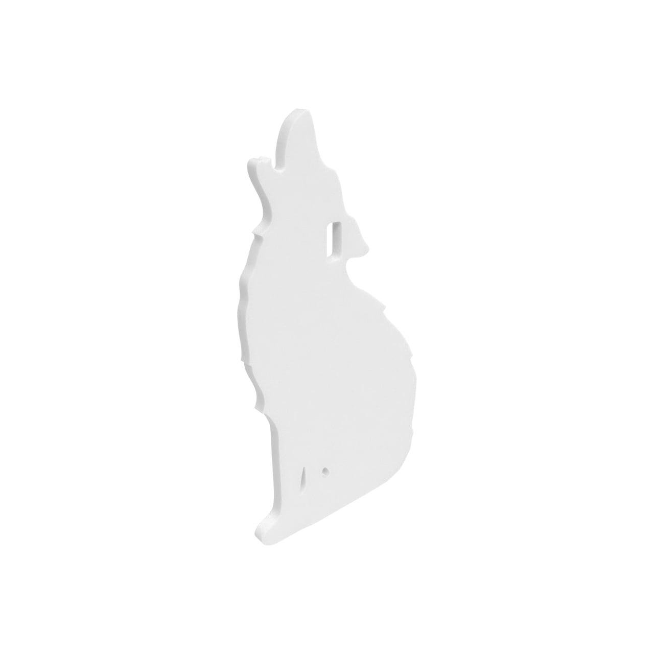 Buy Birchwood Casey BC-47718 AR500 12" Coyote Target, 3/8" Steel, White Finish online