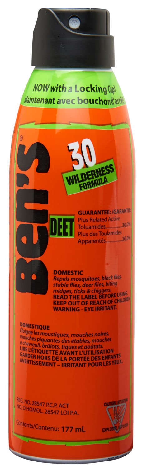 Buy Ben's 00067178 30 Odorless Scent 6oz Aerosol Repels Ticks & Biting... online