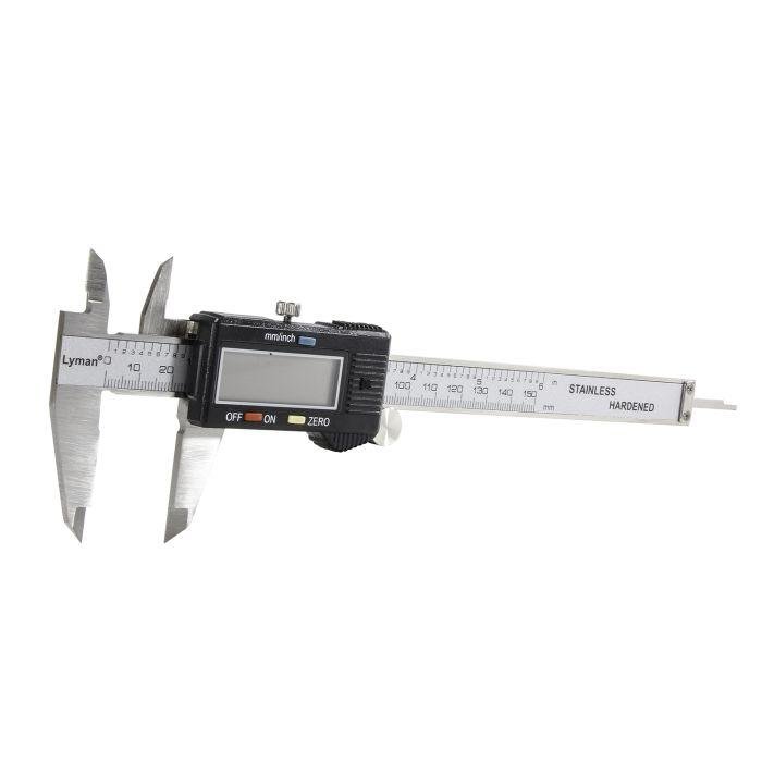 Lyman Digital Caliper 6 Inch Stainless Steel .001 Inch Accuracy - Lyman