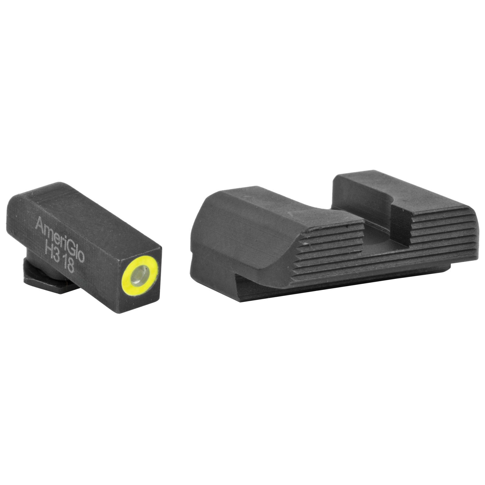 AmeriGlo GL-705 Protector Sight Green Tritium Front Black Rear - AmeriGlo