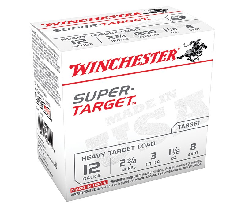 Winchester 12 Ga 2.75" #8 Lead 1.125 oz 1200 fps - Winchester - 12 Gauge