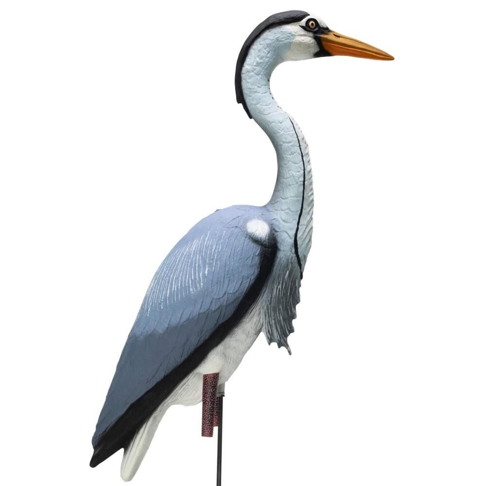 Heron Decoy 26" Tall, 2lbs - Natural Deterrent, Confidence Display - Higdon Outdoors