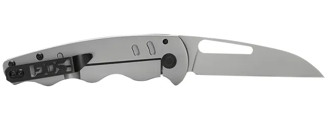 SOG SOG14520157 Escape FL 3" Sheepsfoot 8Cr13MoV SS Blade Silver Handle - SOG for sale at Keys Gun Shop