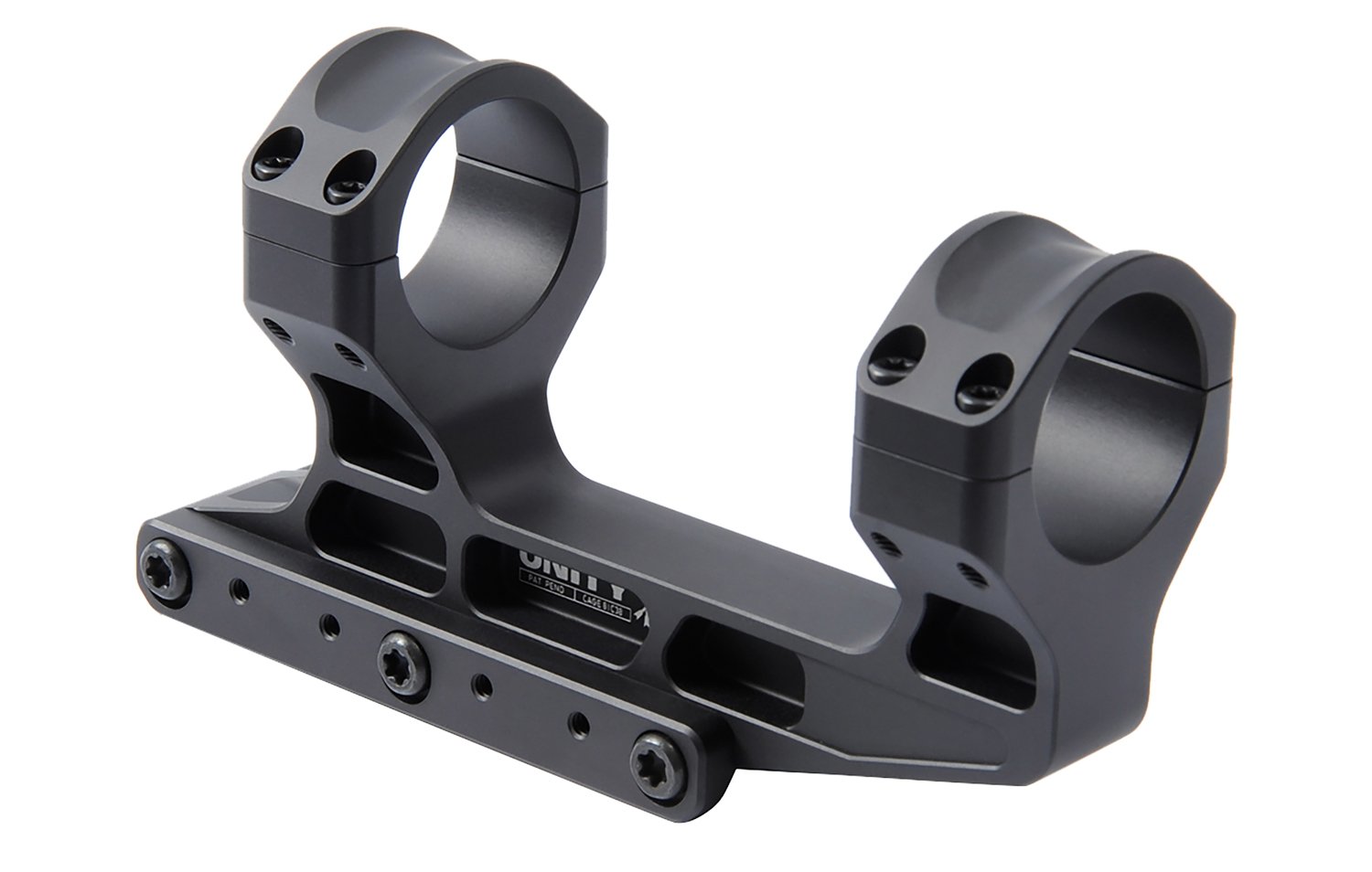 Unity Tactical FSTS34205B 34mm LPVO Scope Mount Black Anodized Aluminum