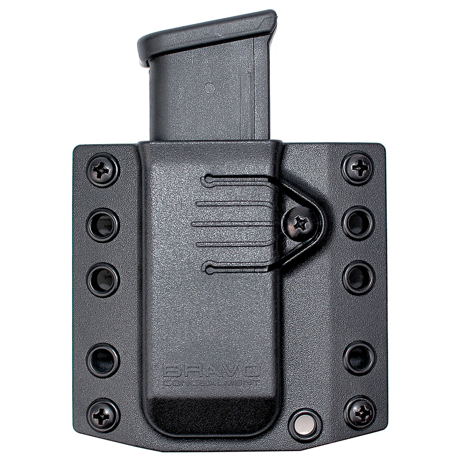 Bravo Concealment BC60-1001 Magazine Pouch, Single, 1.5" Belt, Black - Bravo Company Manufacturing