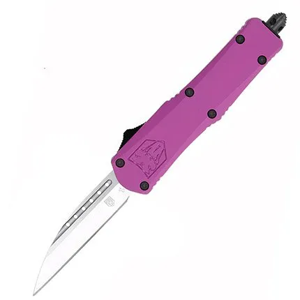 CobraTec FS-3 Wharncliffe Plain Purple Knife SPURFS-3WNS - CobraTec Knives