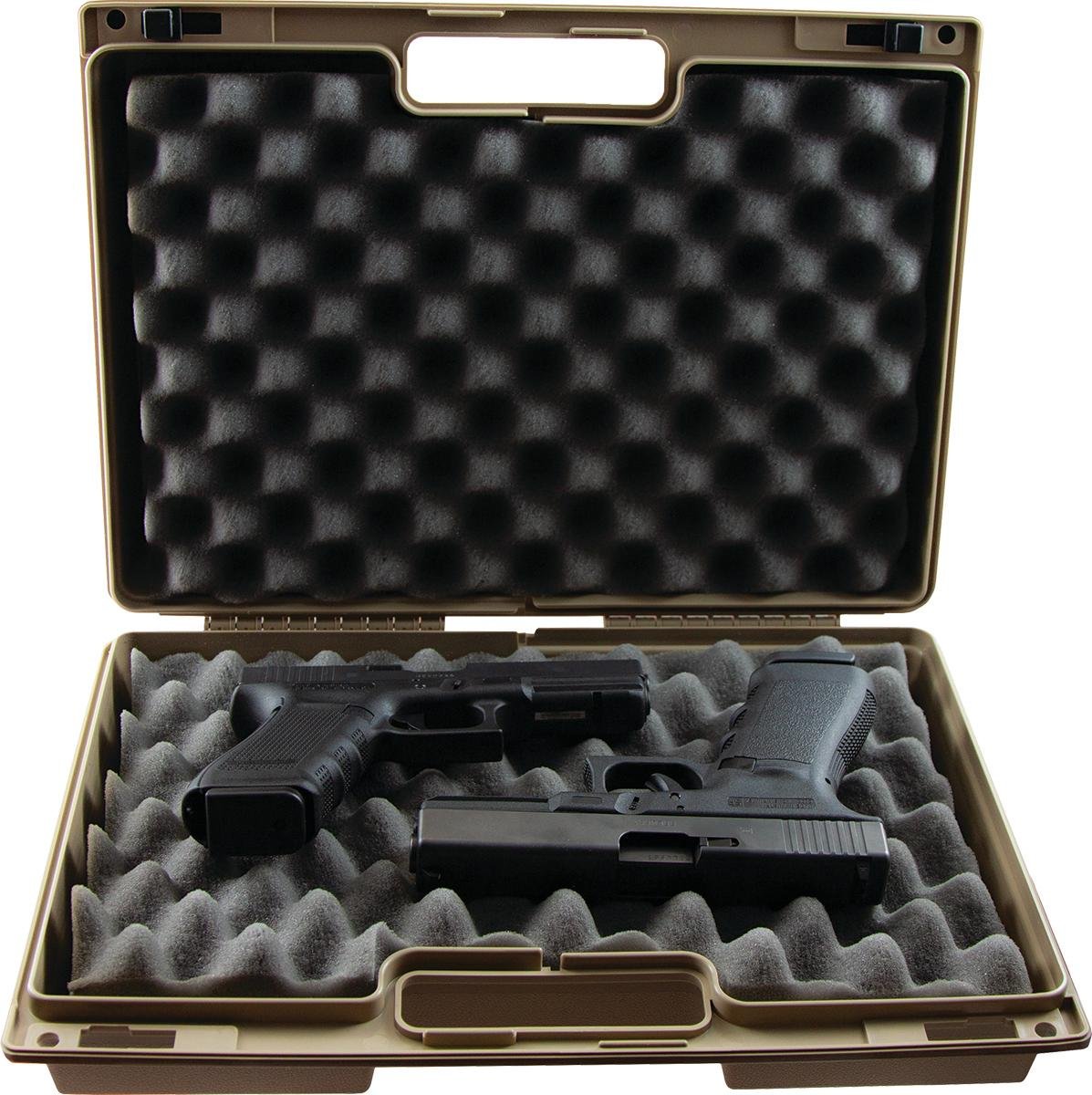 Berry's Double Pistol Case (Tan) L: 15 W: 10 H: 4 - Berry's Mfg