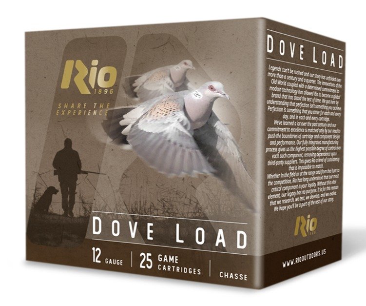 RIO RDL2875 12ga 2-3/4 In 7-1/2 25 Rounds Dove Load - RIO