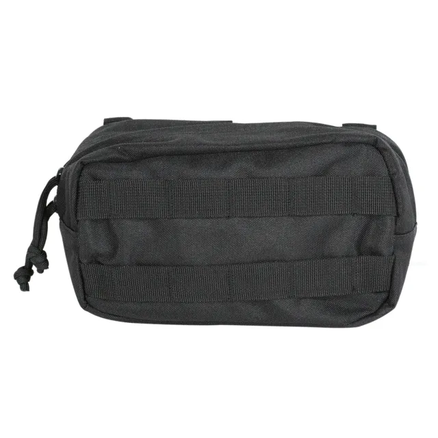 Voodoo Tactical Utility Pouch MOLLE Zippered 1000D Nylon Black - Voodoo Tactical