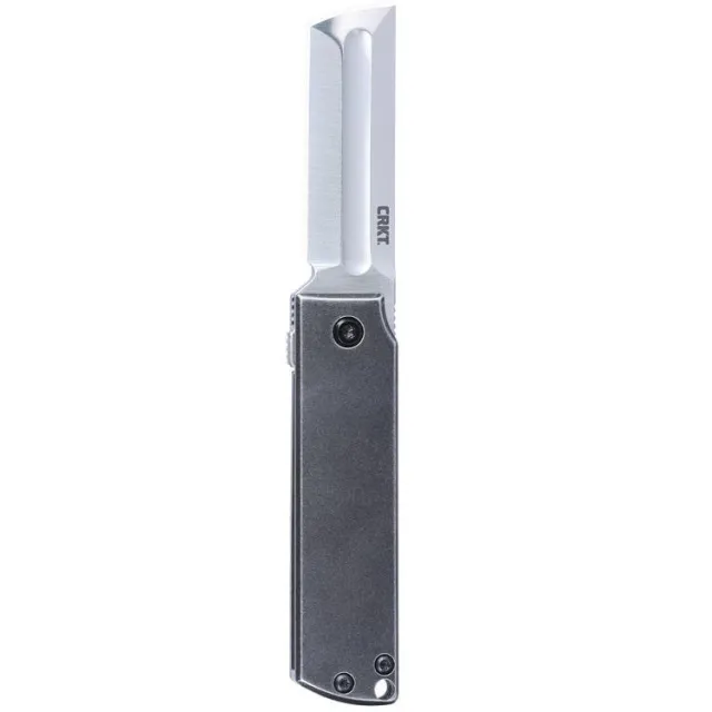 Buy CRKT 5915 Minimalx 2.1" Chisel Blade Gray Stainless Steel Handle online