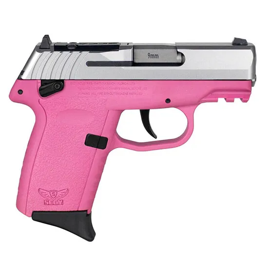 SCCY CPX-1 Gen 3 Pink/Stainless 9mm Pistol