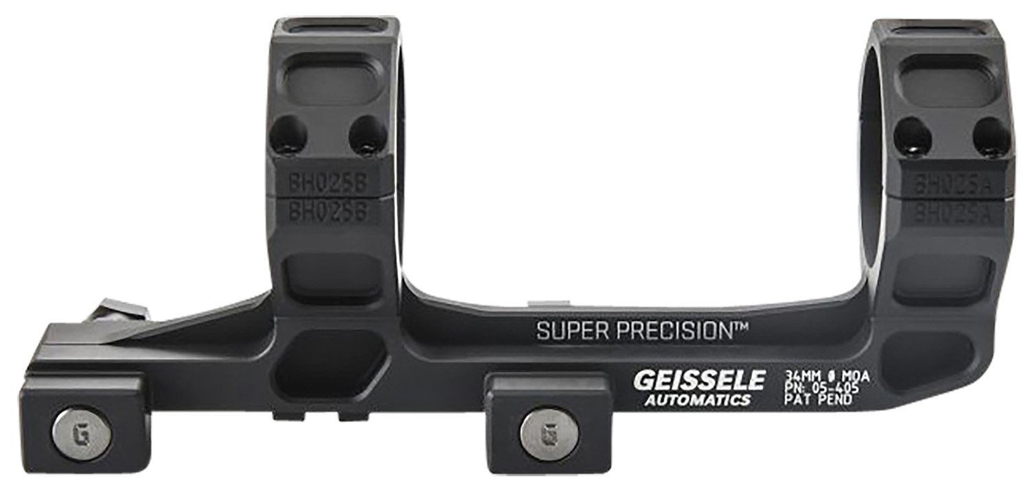 Geissele 05405B AR15 Super Precision Scope Mount Black 7075-T6 Aluminum - Geissele - AR15 SUPER PRECISION