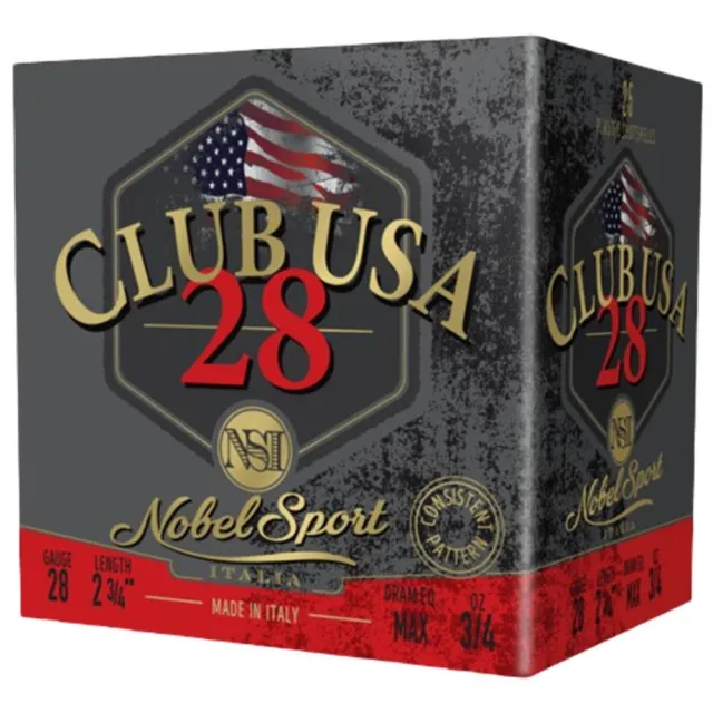 Buy Nobel Sport 28 T1 Shotshell 28 ga 2-3/4 3/4 oz 1300 fps #8 25/ct online