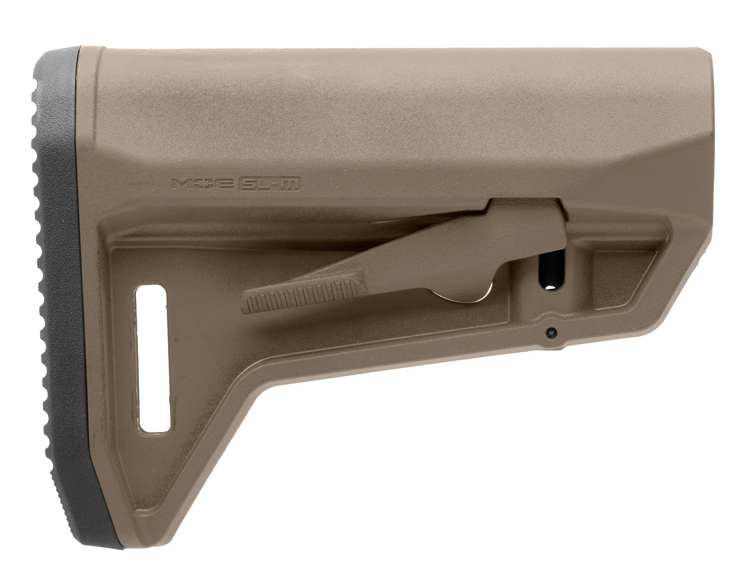 Magpul Industries MOE SL-M Carbine Stock f/Mil-Spec Buffer Tube MAG1242-FDE - Magpul Industries