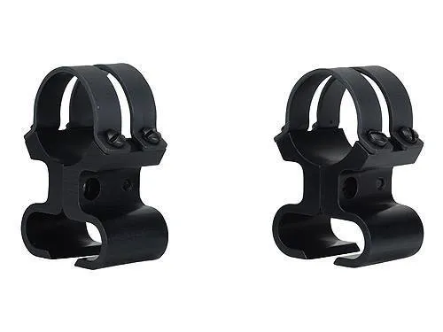Weaver Mounts 49515 See-Thru Scope Mount/Ring Combo Black Steel 1" Tube Fits .22 Airgun/Rimfire 3/8" Grooved Receiver Mount - Weaver for sale at Bang-Bang Tactical