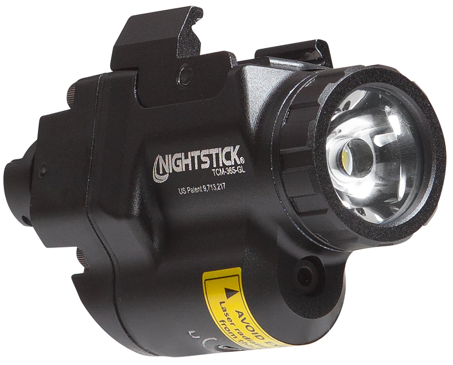 Nightstick TCM365GL Subcompact Weapon Light Green Laser 650 Lumens Black - NightStick - 650 LUMENS/5.0 MW