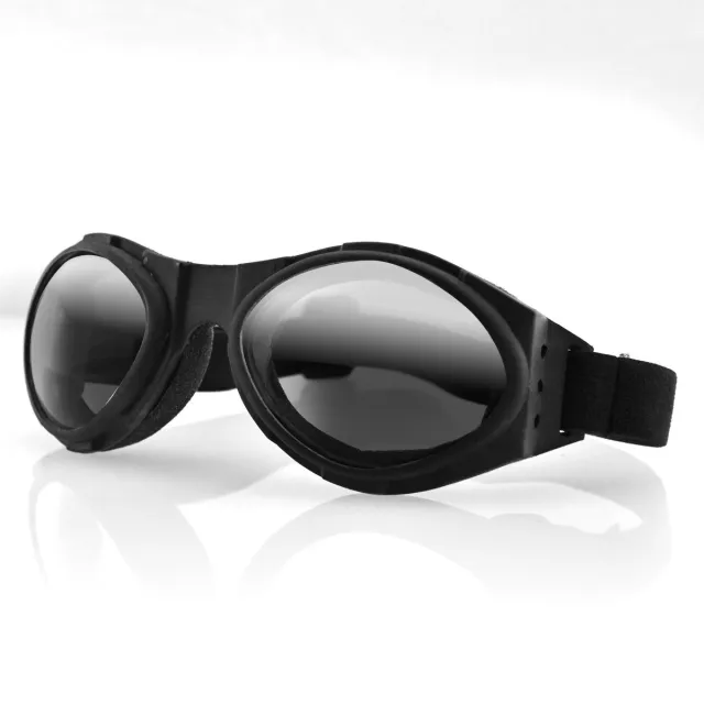 Bobster Bugeye Anti-Fog Clear Lens Motorcycle Goggles UV400 Protection