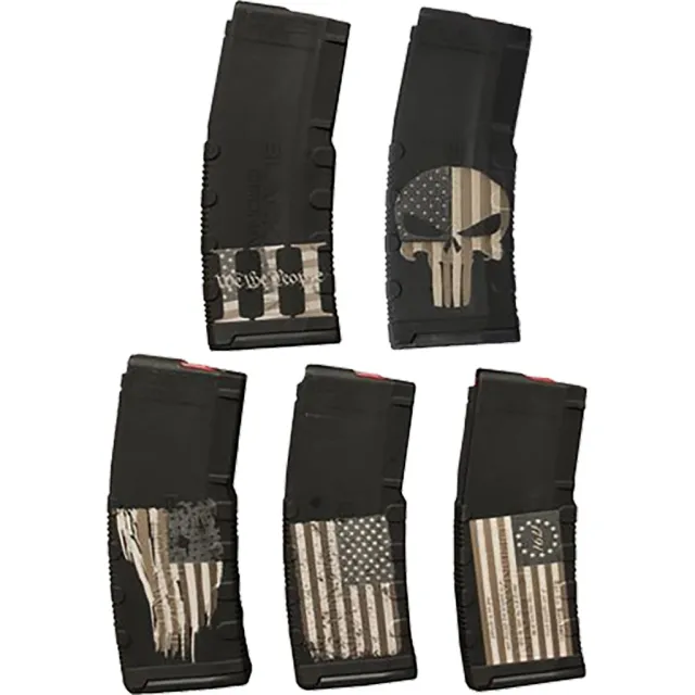 Black Rain Ordnance BRO-AMMGPK1 5-Pack Laser-Etched 30-Round AR-15 - Black Rain Ordnance