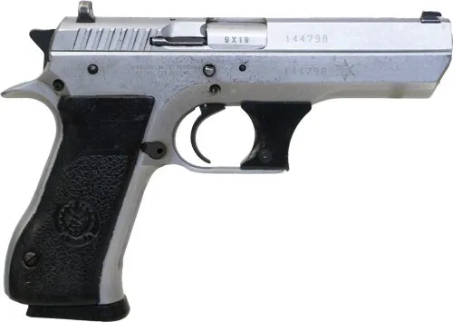 USED IMI JERICHO 941F CHROME ISARELI POLICE MARKED