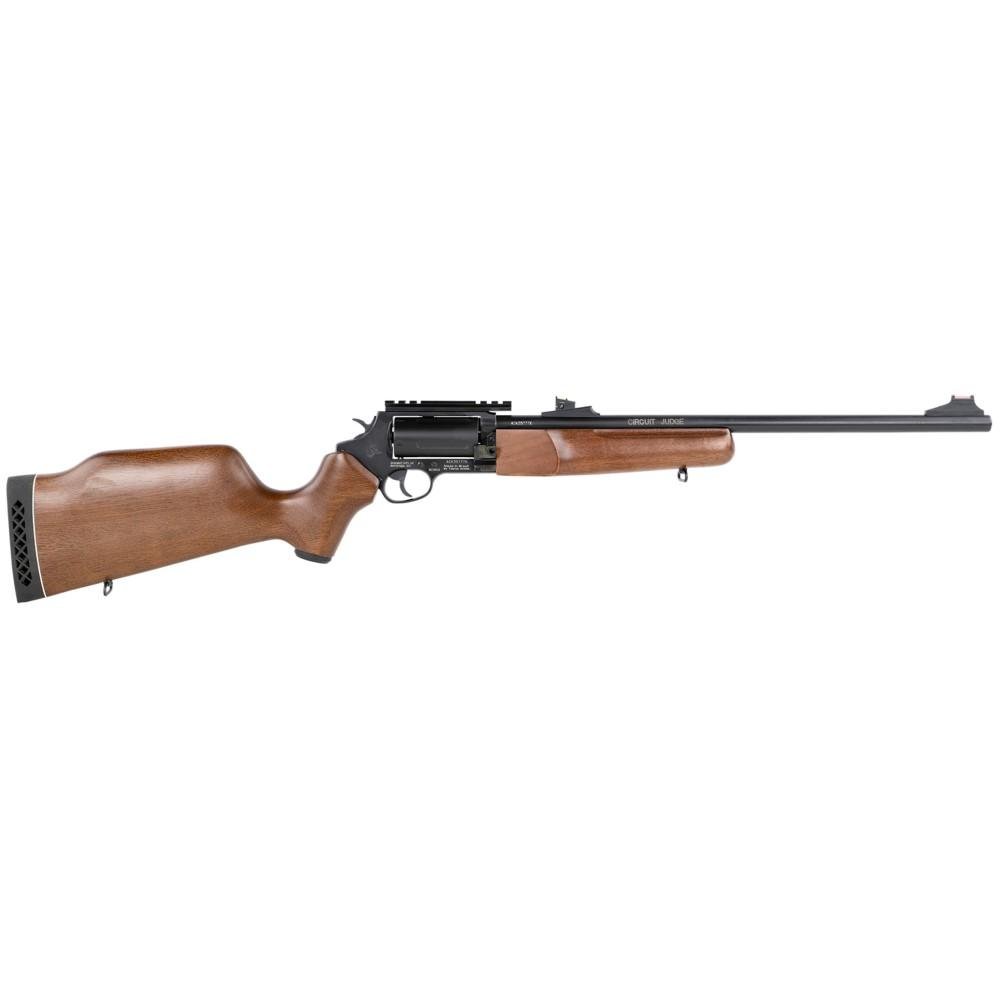 Rossi Circuit Judge .45 Colt/.410 Mag 18.5in Graphite Wood 5rd - ROSSI BRAZTECH - 45LC|410 Gauge