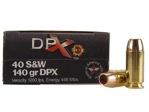Buy Corbon DPX40140/20 .40 S&W 140gr DPX 1200fps 20 Rounds Lead-Free Ammo online