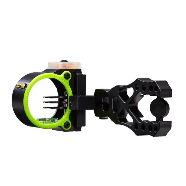 Black Gold Flash Point Rush 3 Pin Scope .019 RH Black - Pure Archery Group