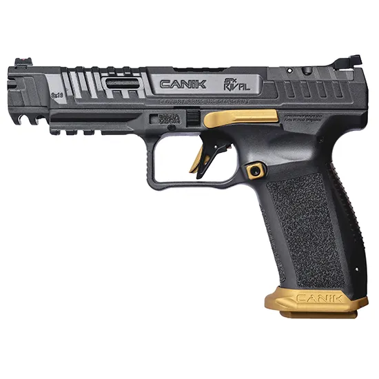 Canik HG6610T-X SFX Rival 9mm 18rd 5in Red Fiber Optic Sight Grey - Century Arms - 9mm Luger