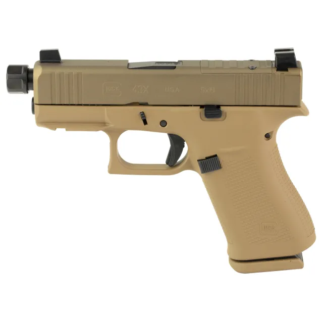 Glock 43X 9mm 3.41 In 10 Round FDE Optics Ready UX4350204FRN