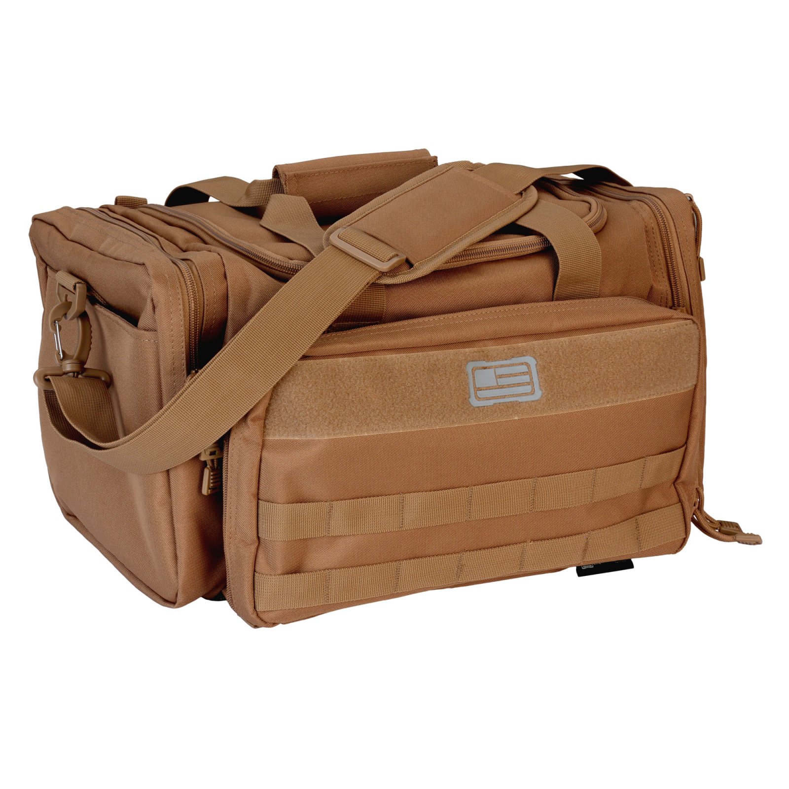 Evolution Outdoor 51313-EV Polyester MOLLE Range Bag Coyote - Evolution Outdoor