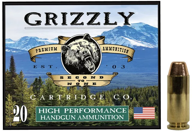 Buy Grizzly GC10CM2 10mm Auto 200gr FMJ Flat Point Ammo, 20/Box online