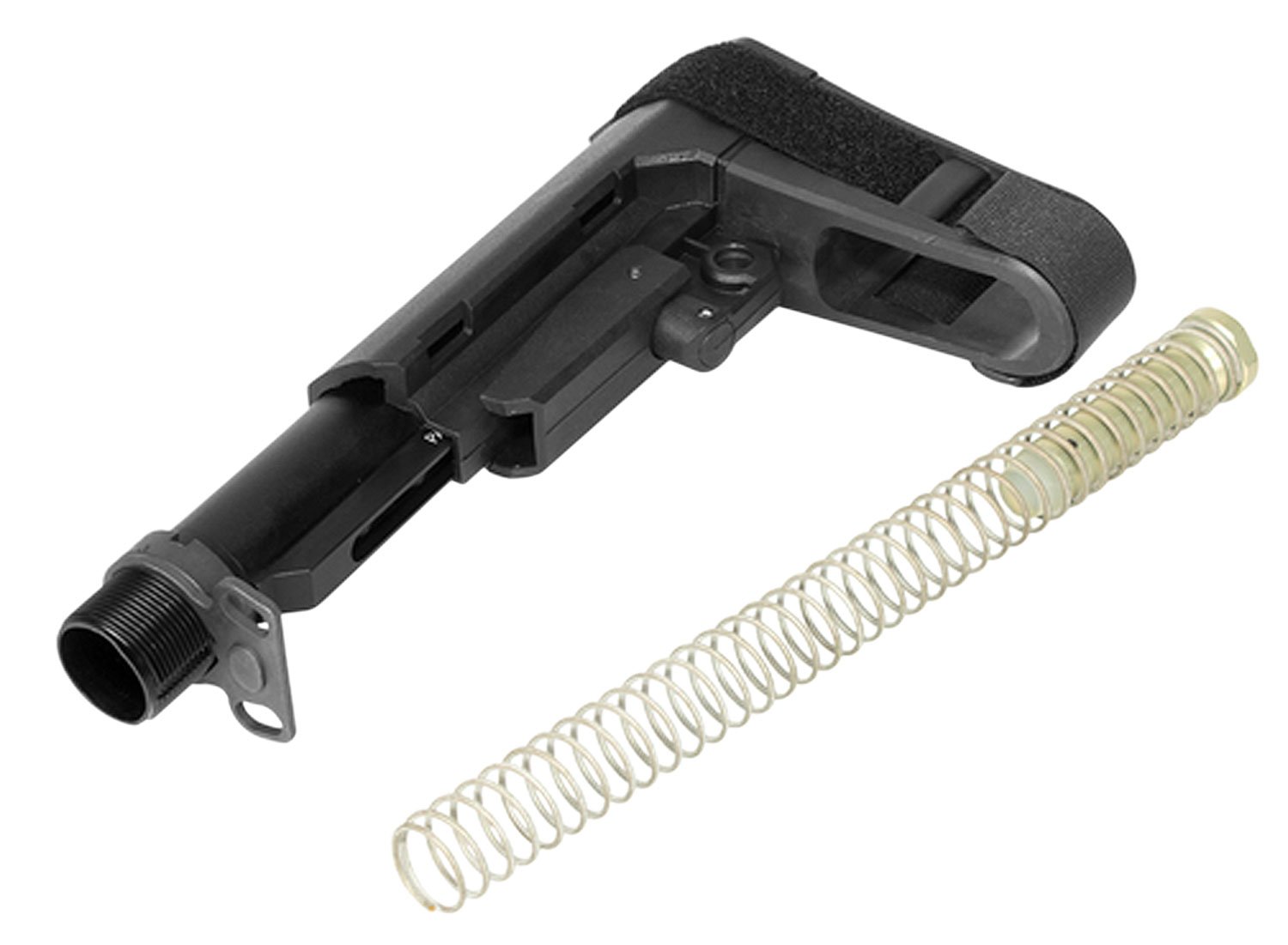 CMMG RipBrace Kit 6 Position Black Synthetic with Fastback & P3 Technology - CMMG