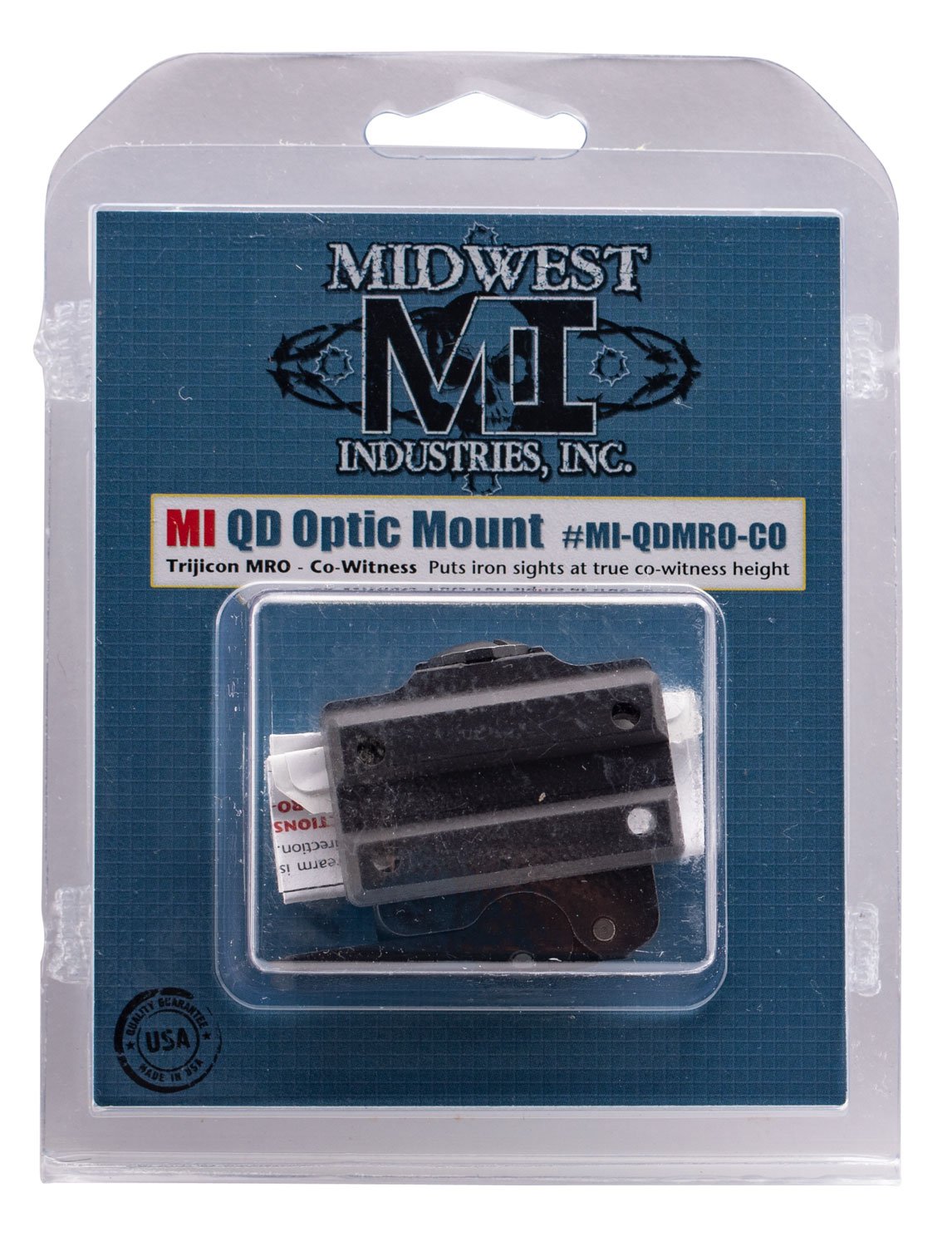 Midwest Industries Trijicon MRO QD Mount Picatinny Rail - Midwest Industries