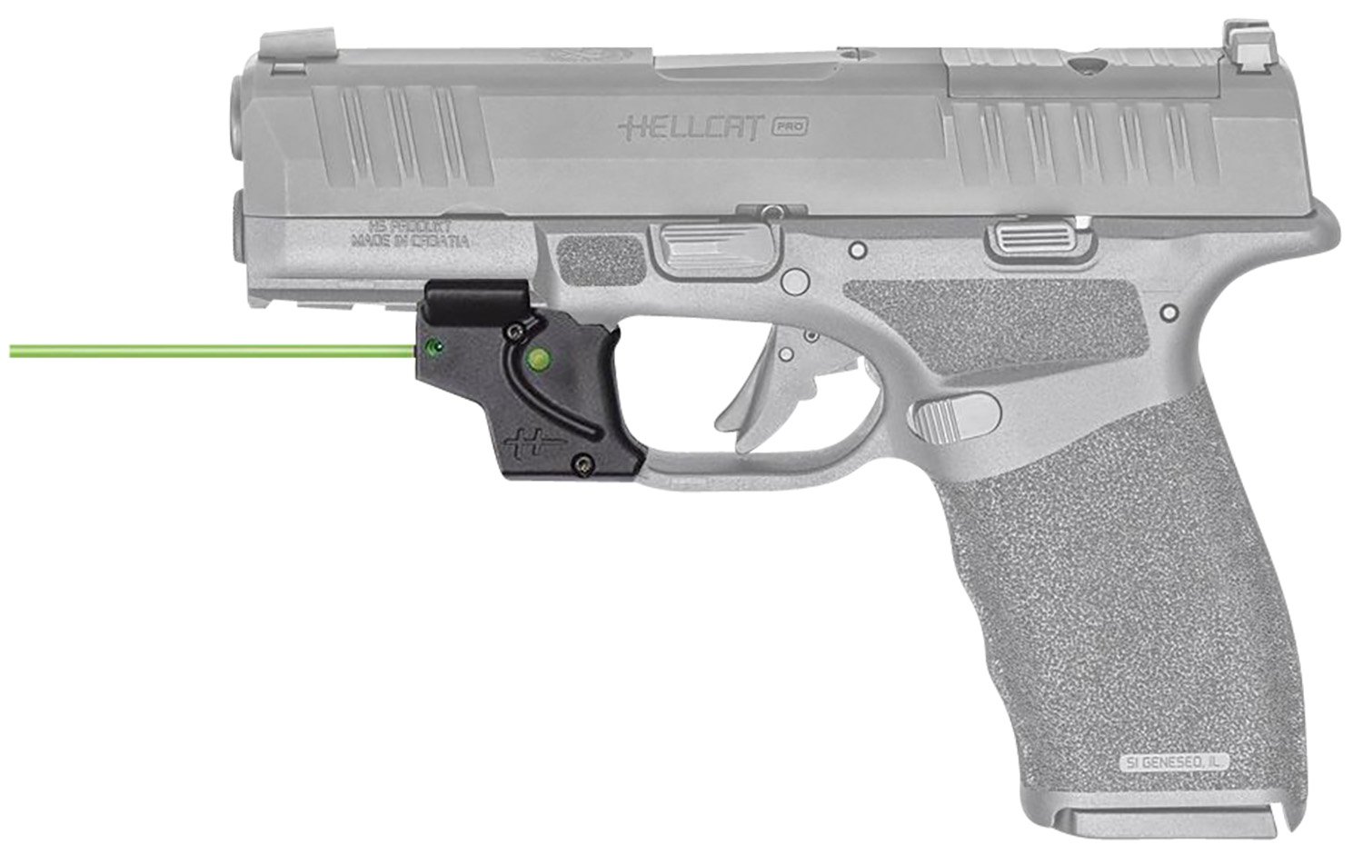 Buy Viridian 912-0077 Green Laser Sight Springfield Hellcat Pro E-Series Black online