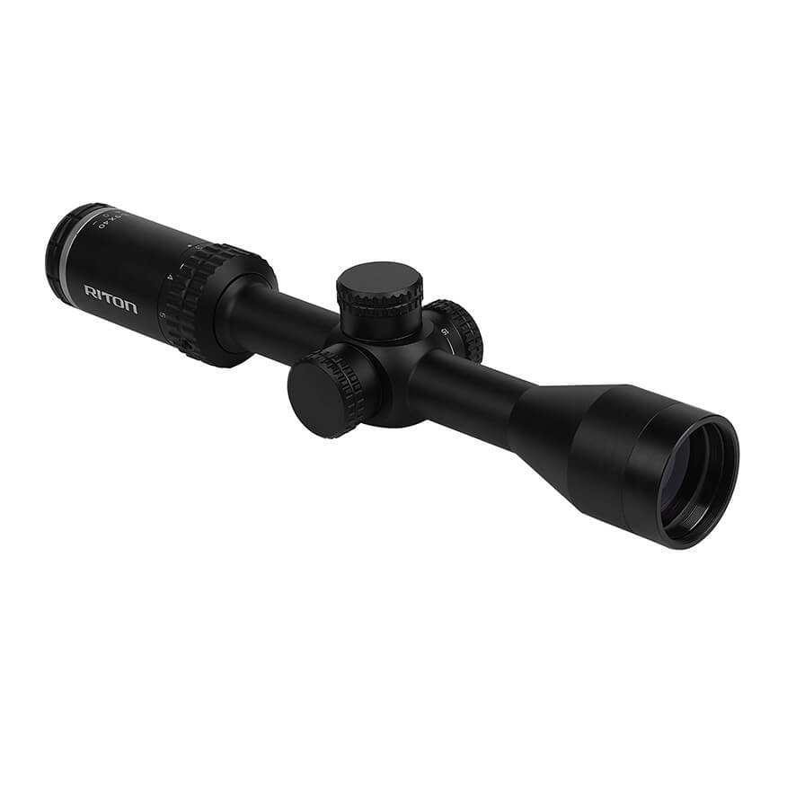 Riton 3P39AS23 3 Primal 3-9x40 SFP Rifle Scope HD Glass Matte Black - Riton Optics - 40MM