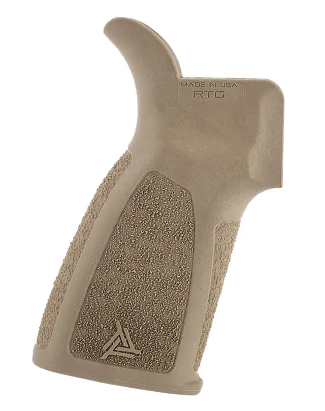 THRIL RTG Rugged Tactical AR Grip Flat Dark Earth Polymer - THRIL