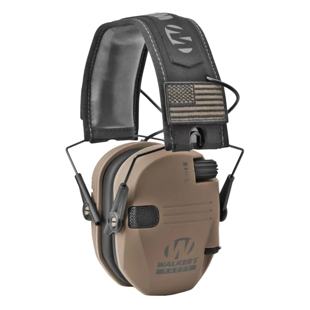 Walkers Razor Slim Electronic Muff 23 dB FDE Patriot - Walker's