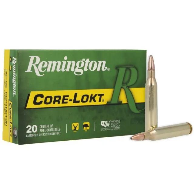 Remington Core-Lokt 25-06 Rem 100 gr Pointed Soft Point 20 Rounds 21507 - Remington Arms Company, LLC - 25-06 Rem