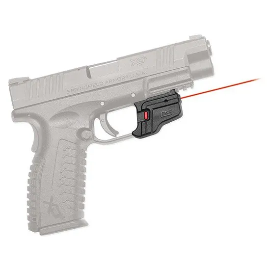 Crimson Trace DS123 Laser Sight Springfield XD/XDm, 5mW Red, Black - Crimson Trace
