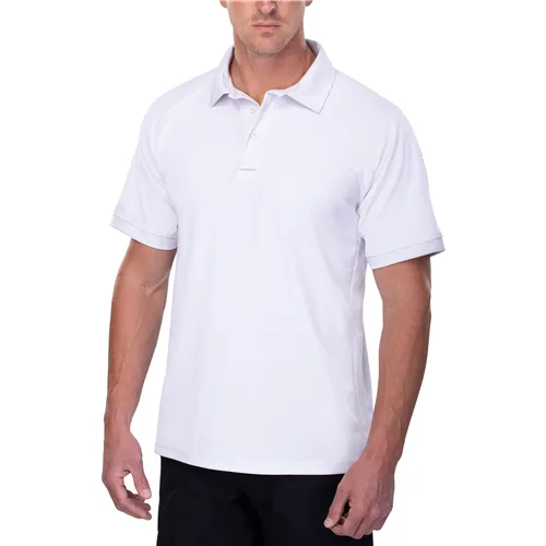 Vertx Coldblack Men's Short Sleeve Polo VTX4000PWHLARGE